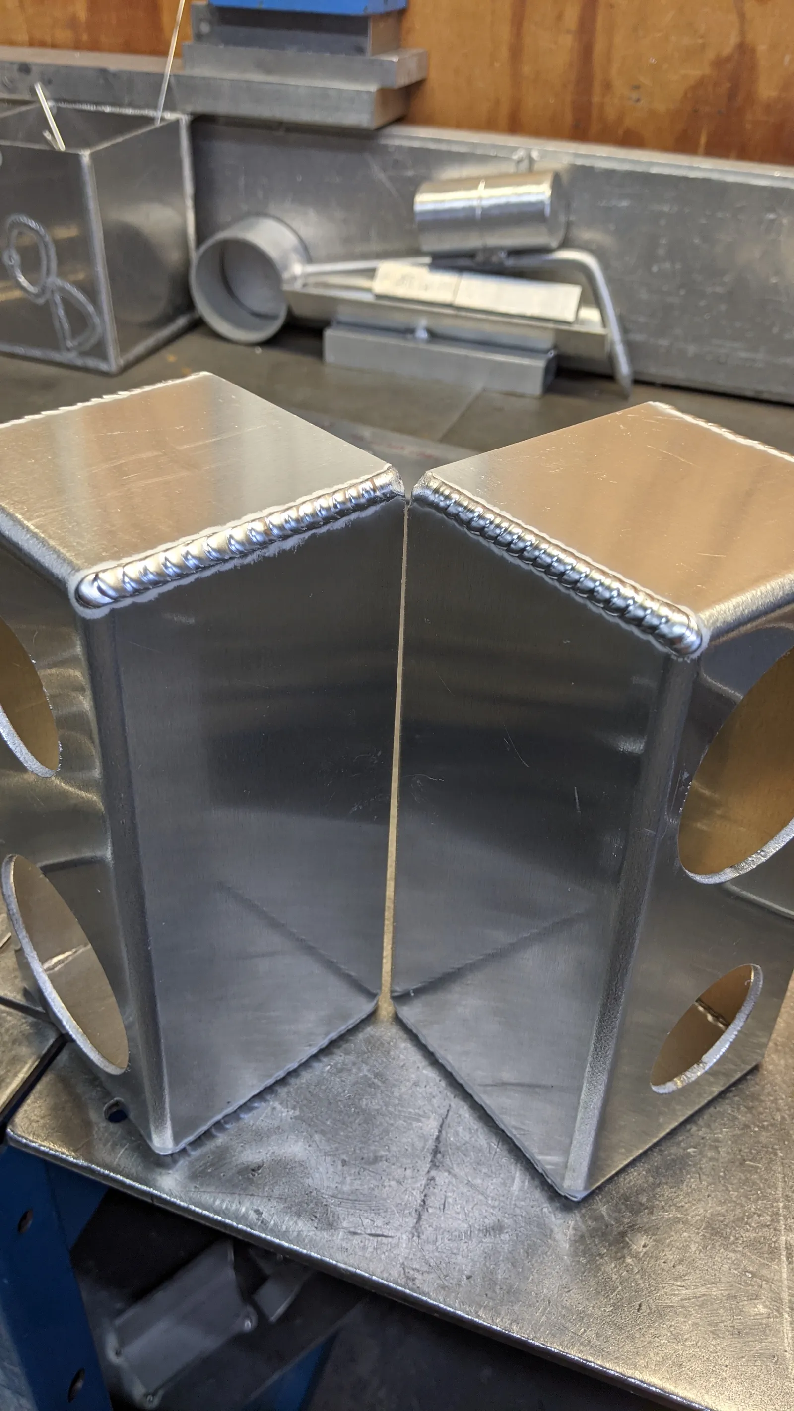 Precision fabricated stainless steel components